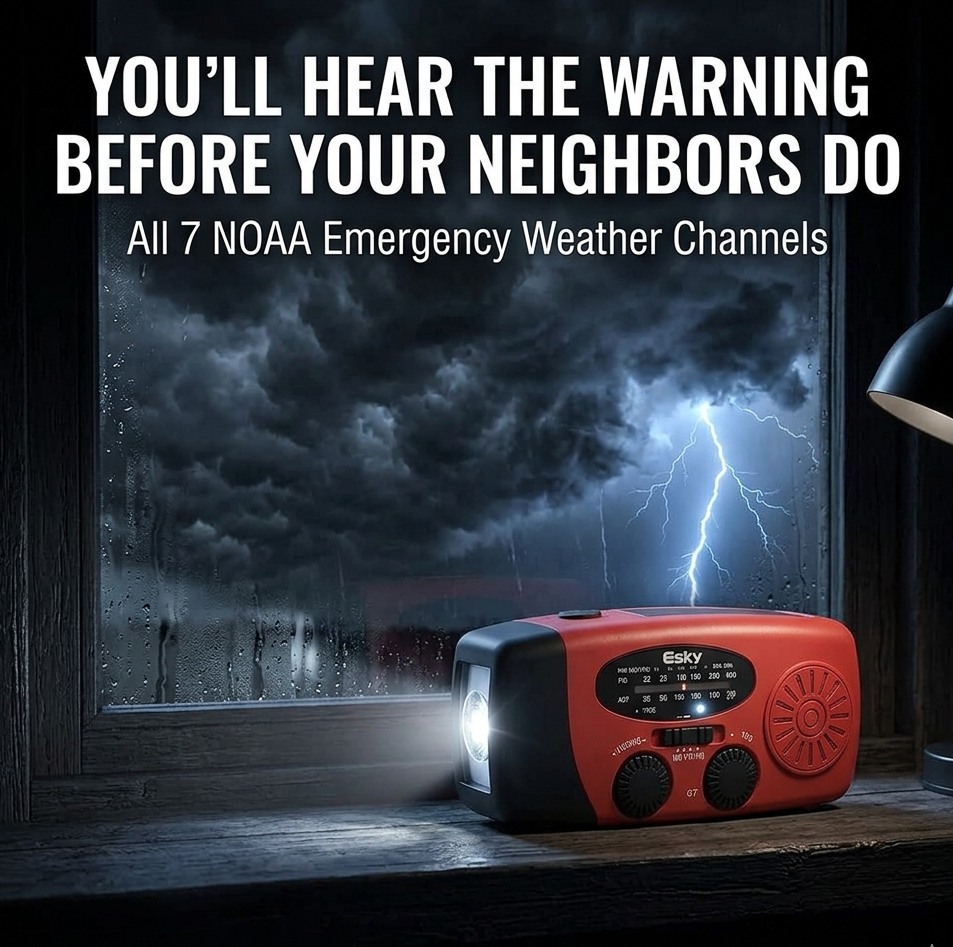 Crank & Calm™ Radio — The Only Thing That Works When Nothing Does