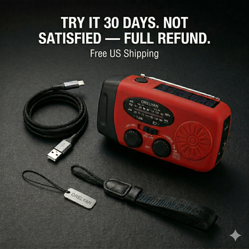 Crank & Calm™ Radio — The Only Thing That Works When Nothing Does