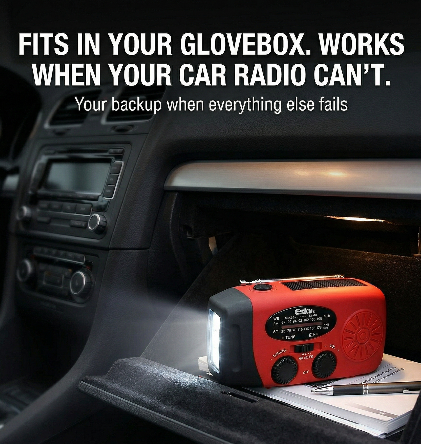 Crank & Calm™ Radio — The Only Thing That Works When Nothing Does